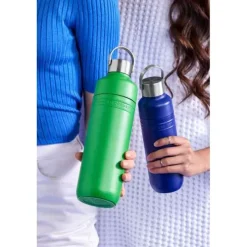 Le Creuset On The Go drinkfles 1 liter rvs Bamboo