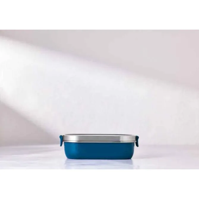 Le Creuset On The Go lunchbox 900 ml rvs Deep Teal