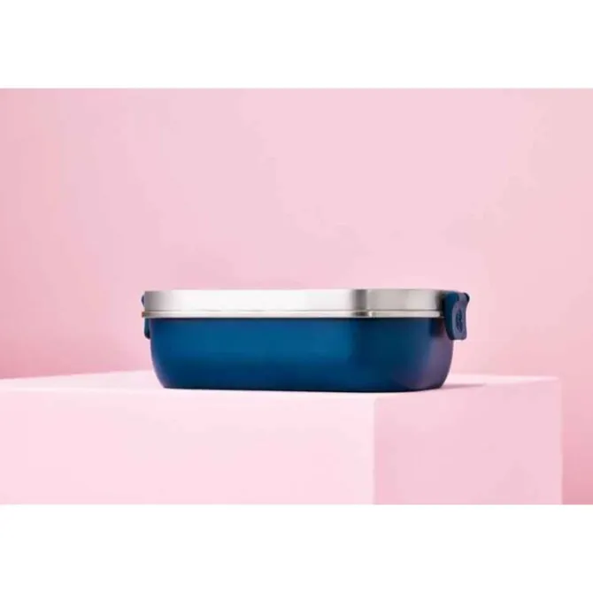 Le Creuset On The Go lunchbox 900 ml rvs Deep Teal