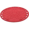 Le Creuset pannenonderzetter ø 20 cm silicone rood
