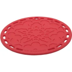 Le Creuset pannenonderzetter ø 20 cm silicone rood