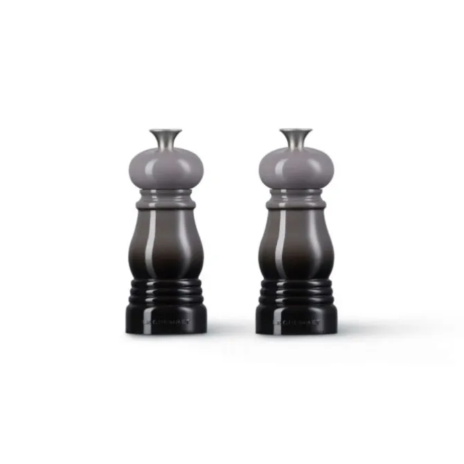 Le Creuset peper- en zoutmolen 11 cm kunststof Flint 2-delig