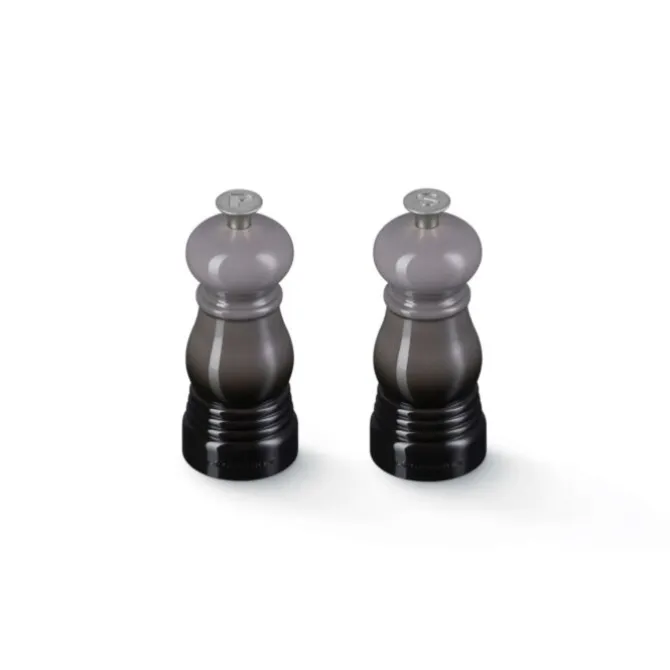 Le Creuset peper- en zoutmolen 11 cm kunststof Flint 2-delig
