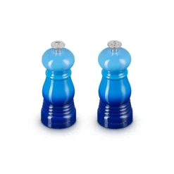 Le Creuset peper- en zoutmolen 11 cm kunststof Azure 2-delig