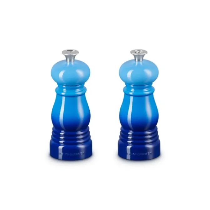 Le Creuset peper- en zoutmolen 11 cm kunststof Azure 2-delig