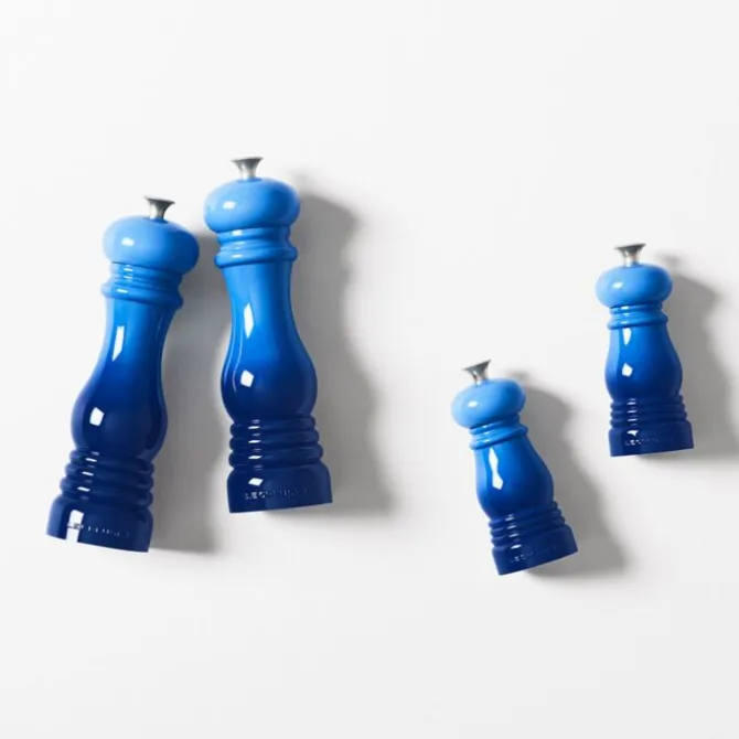 Le Creuset peper- en zoutmolen 11 cm kunststof Azure 2-delig