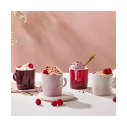 Le Creuset Petits Fours Collection mok 350 ml aardewerk diverse kleuren 4 stuks