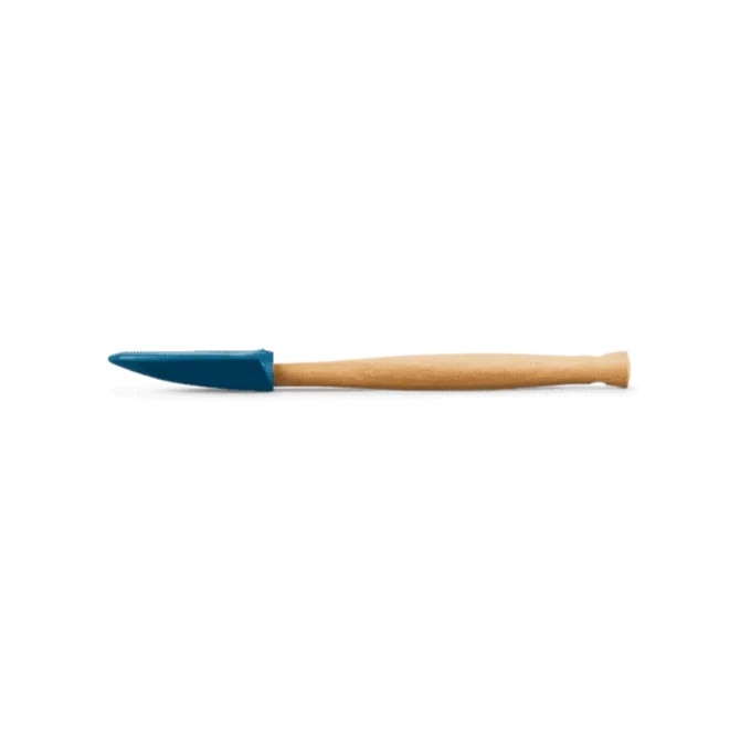 Le Creuset Premium grote lepelspatel 28 cm silicone Deep Teal