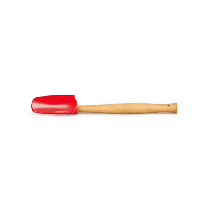 Le Creuset Premium grote lepelspatel 28 cm silicone kersrood
