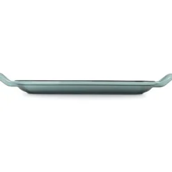 Le Creuset rechthoekige grill 30 cm gietijzer Sea Salt