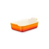 Le Creuset rechthoekige ovenschaal 26 x 19 cm aardewerk vulcanique