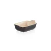 Le Creuset rechthoekige ovenschaal 19 x 14 cm aardewerk zwart