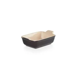 Le Creuset rechthoekige ovenschaal 19 x 14 cm aardewerk zwart