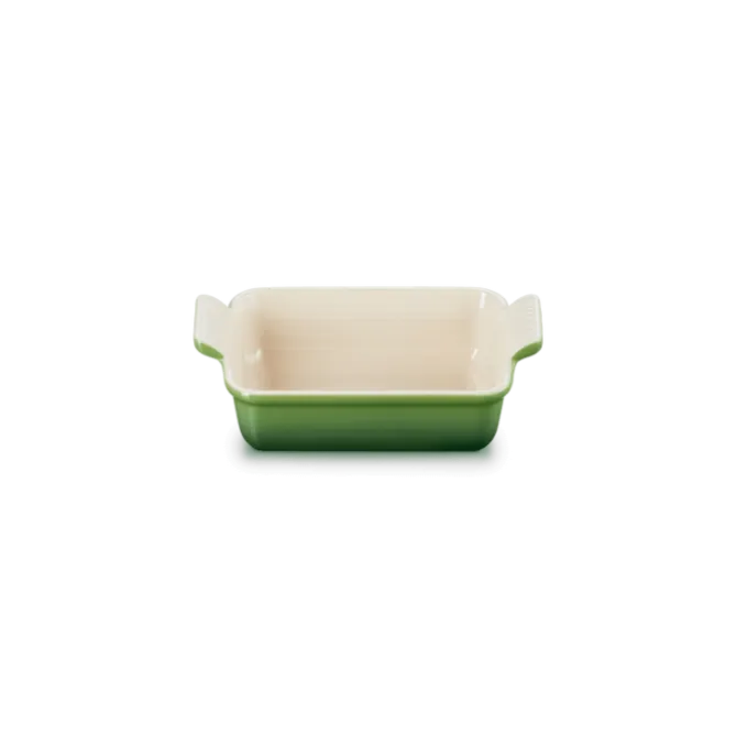 Le Creuset rechthoekige ovenschaal 19 x 14 cm aardewerk bamboo