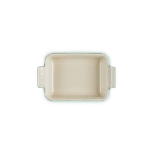 Le Creuset rechthoekige ovenschaal 19 x 14 cm aardewerk bamboo