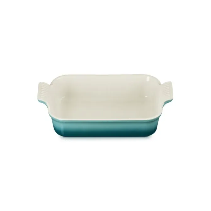 Le Creuset rechthoekige ovenschaal 26 x 19 cm aardewerk Bleu Riviera