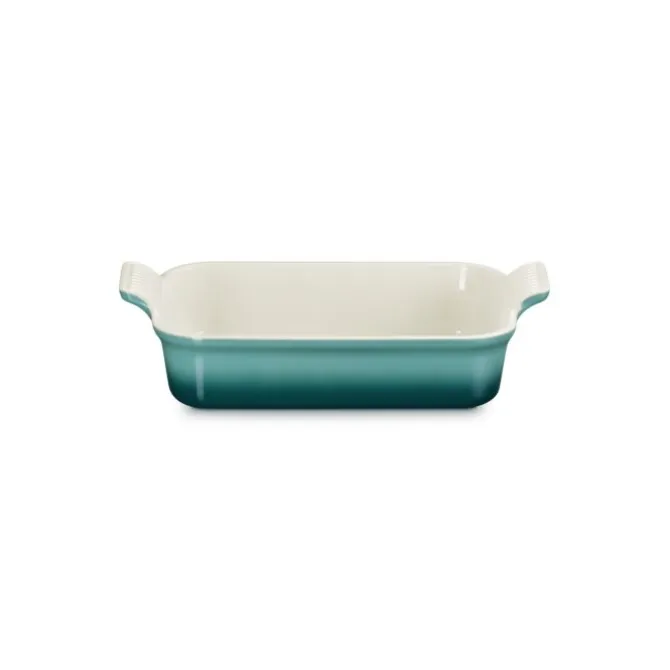 Le Creuset rechthoekige ovenschaal 26 x 19 cm aardewerk Bleu Riviera