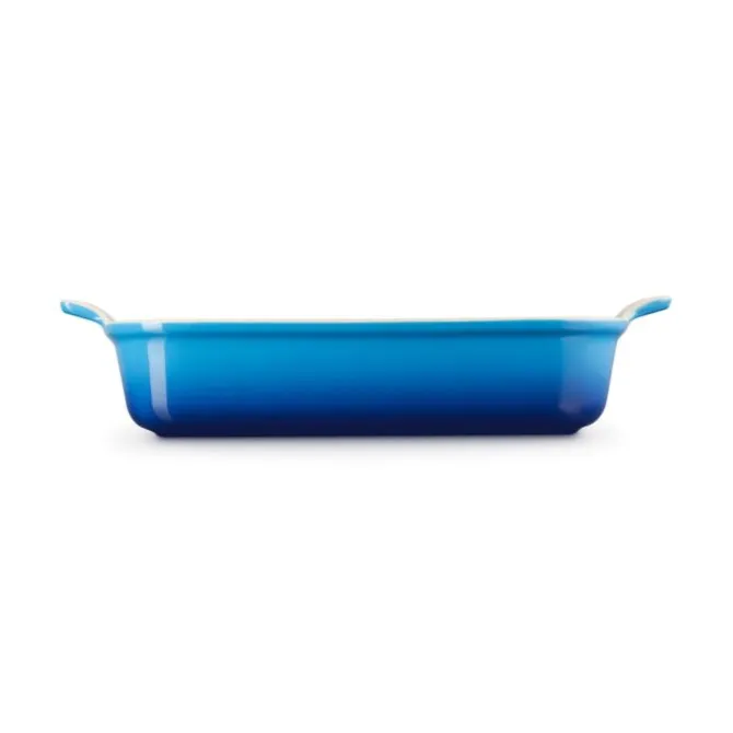 Le Creuset rechthoekige ovenschaal 32 x 24 cm aardewerk Azure