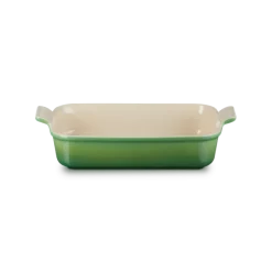 Le Creuset rechthoekige ovenschaal 32 x 24 cm aardewerk bamboo