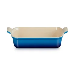 Le Creuset rechthoekige ovenschaal 26 x 19 cm aardewerk Azure