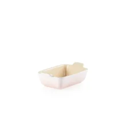 Le Creuset rechthoekige ovenschaal 19 x 14 cm aardewerk Shell Pink