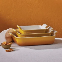 Le Creuset rechthoekige ovenschaal 19 x 14 cm aardewerk Nectar