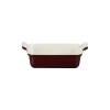 Le Creuset rechthoekige ovenschaal 19 x 14 cm aardewerk Azure