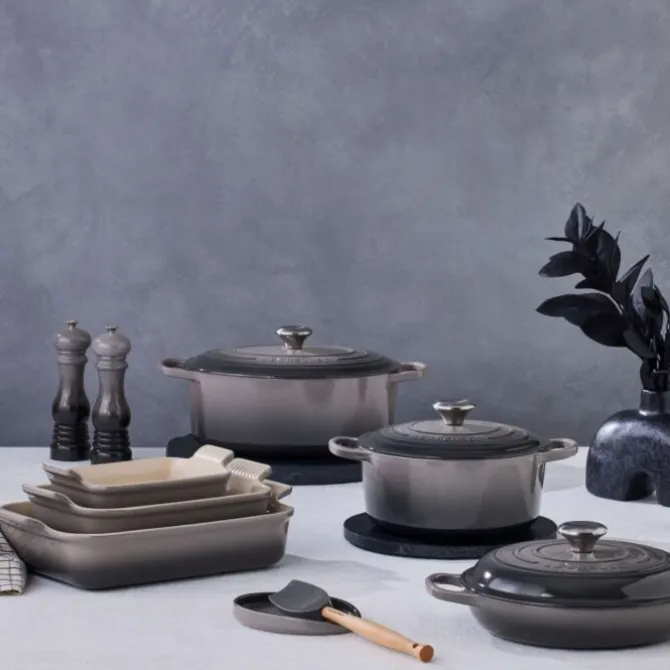 Le Creuset rechthoekige ovenschaal 19 x 14 cm aardewerk Flint