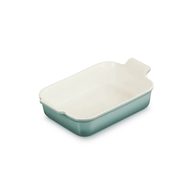 Le Creuset rechthoekige ovenschaal 26 x 19 cm aardewerk Sea Salt