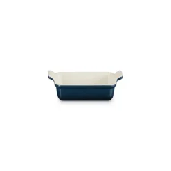 Le Creuset rechthoekige ovenschaal 19 x 14 cm aardewerk Nuit