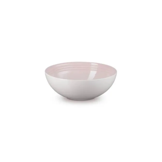 Le Creuset saladeschaal 2,2 liter ø 24 cm aardewerk Shell Pink