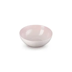 Le Creuset saladeschaal 2,2 liter ø 24 cm aardewerk Shell Pink