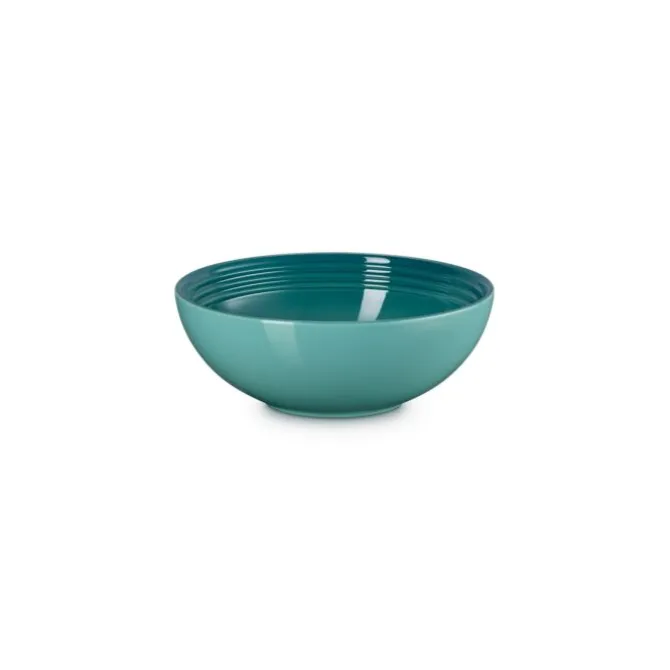 Le Creuset saladeschaal 2,2 liter ø 24 cm aardewerk Bleu Riv