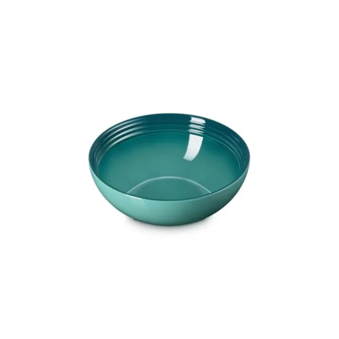 Le Creuset saladeschaal 2,2 liter ø 24 cm aardewerk Bleu Riv