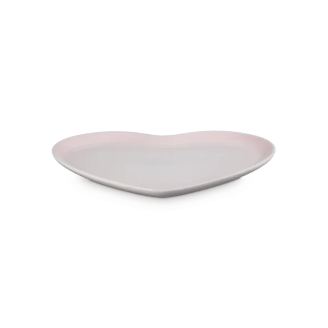 Le Creuset schaal hart 32 cm aardewerk Shell Pink