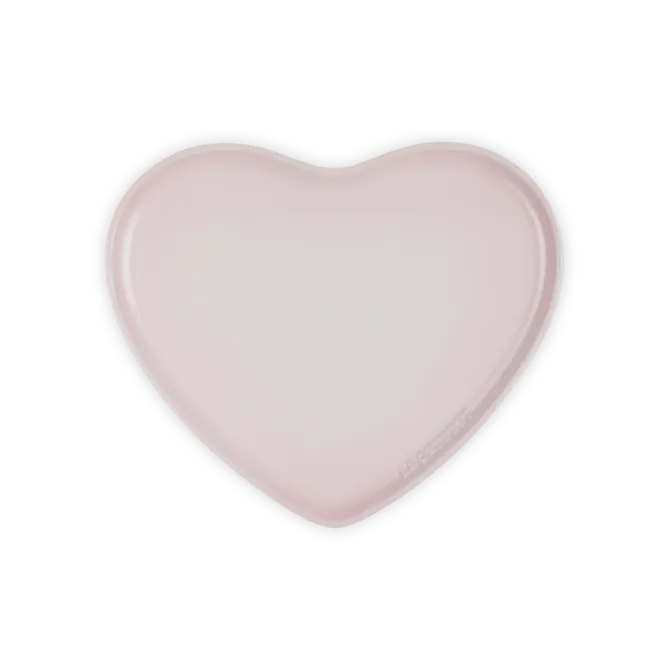 Le Creuset schaal hart 32 cm aardewerk Shell Pink