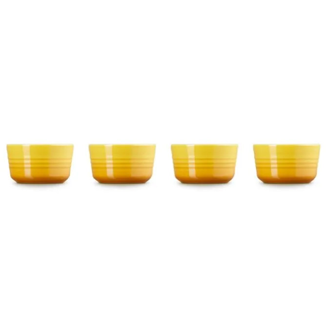 Le Creuset schaaltje 100 ml ø 7,8 cm aardewerk nectar 4 stuks