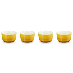 Le Creuset schaaltje 100 ml ø 7,8 cm aardewerk nectar 4 stuks