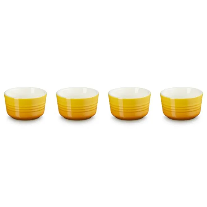 Le Creuset schaaltje 100 ml ø 7,8 cm aardewerk nectar 4 stuks