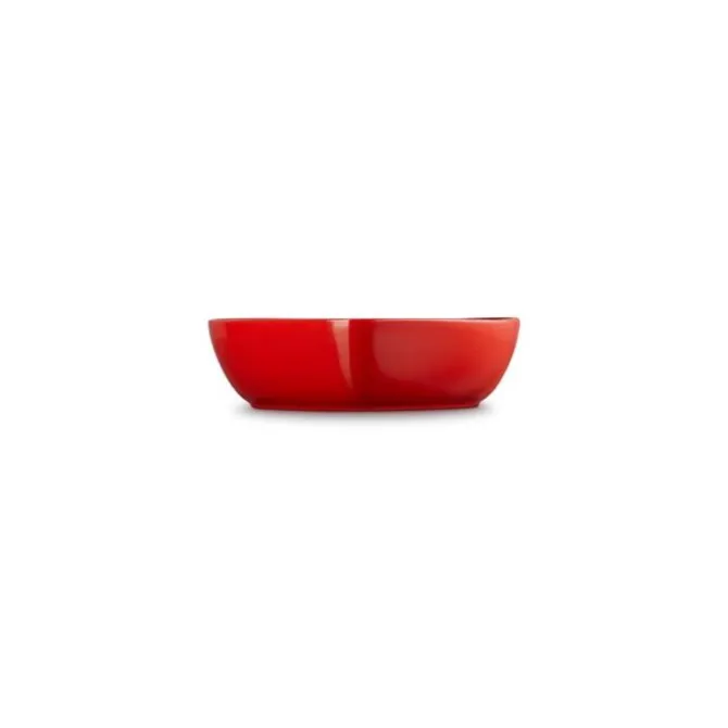 Le Creuset serveerschaal hart 2,9 liter aardewerk kersrood