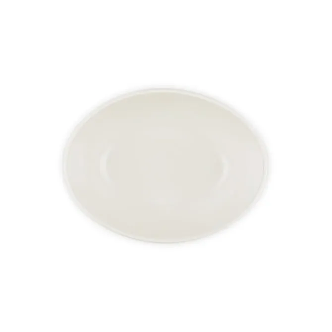 Le Creuset serveerschaal ovaal 29 cm aardewerk Meringue