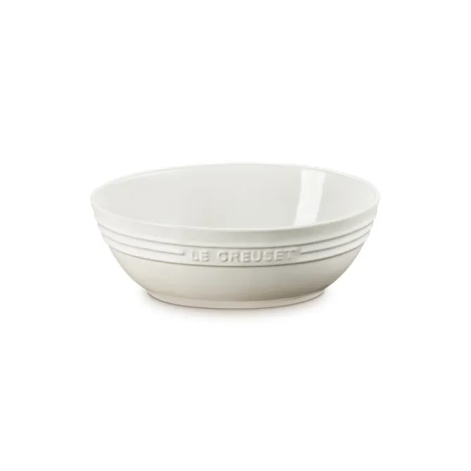Le Creuset serveerschaal ovaal 29 cm aardewerk Meringue