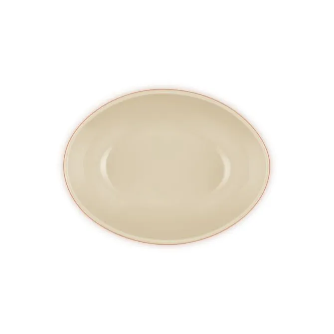 Le Creuset serveerschaal ovaal 29 cm aardewerk vulcanique