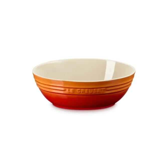 Le Creuset serveerschaal ovaal 29 cm aardewerk vulcanique