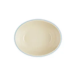 Le Creuset serveerschaal ovaal 29 cm aardewerk Azure