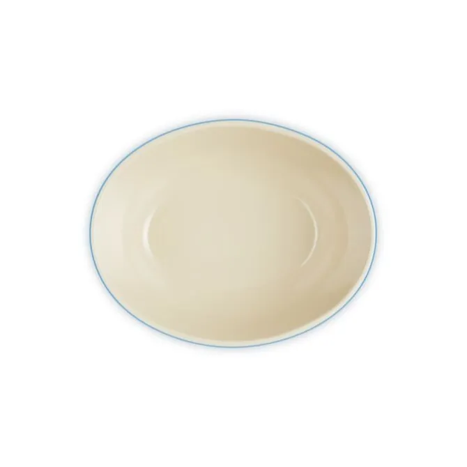 Le Creuset serveerschaal ovaal 29 cm aardewerk Azure