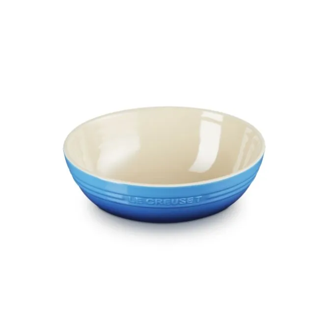 Le Creuset serveerschaal ovaal 29 cm aardewerk Azure