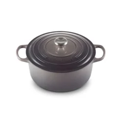 Le Creuset Signature braadpan 4,2 liter ø 24 cm gietijzer Flint