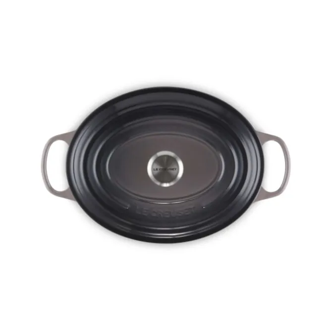 Le Creuset Signature braadpan ovaal 6,3 liter ø 31 cm gietijzer Flint