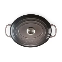 Le Creuset Signature braadpan ovaal 4,7 liter ø 29 cm gietijzer Flint